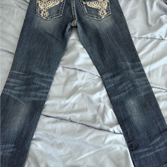 Miss Me Blue Skinny Jeans - Picture 4 of 7